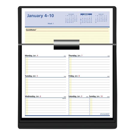 AT-A-GLANCE Flip-A-Week Desk Calendar Refill with QuickNotes, 7 x 6, White Sheets, 2022 SW706-50